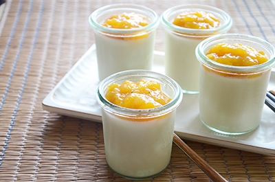 ケフィアブラマンジェ 柿のソース添え レシピ 作り方 By 楽天出店店舗 ケフラン 楽天レシピ