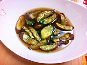 オーブン使用でめっちゃお手軽☆茄子の煮浸し