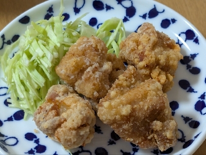 鶏もも肉のからあげ（めんつゆ）