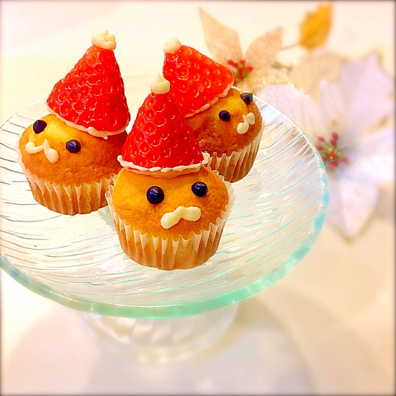 簡単 サンタカップケーキ レシピ 作り方 By ゆずのん 楽天レシピ 簡単 サンタカップケーキ レシピ 作り方 By ゆずのん 楽天レシピ