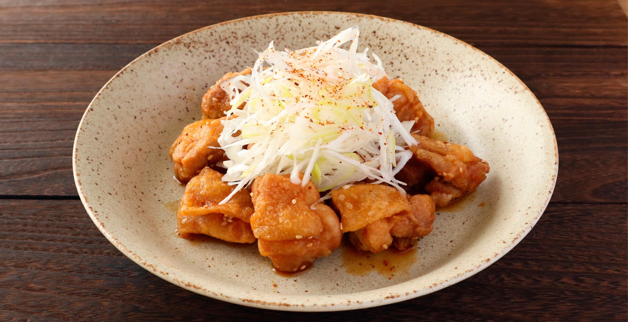 鶏のから揚げ甘辛だれ絡め