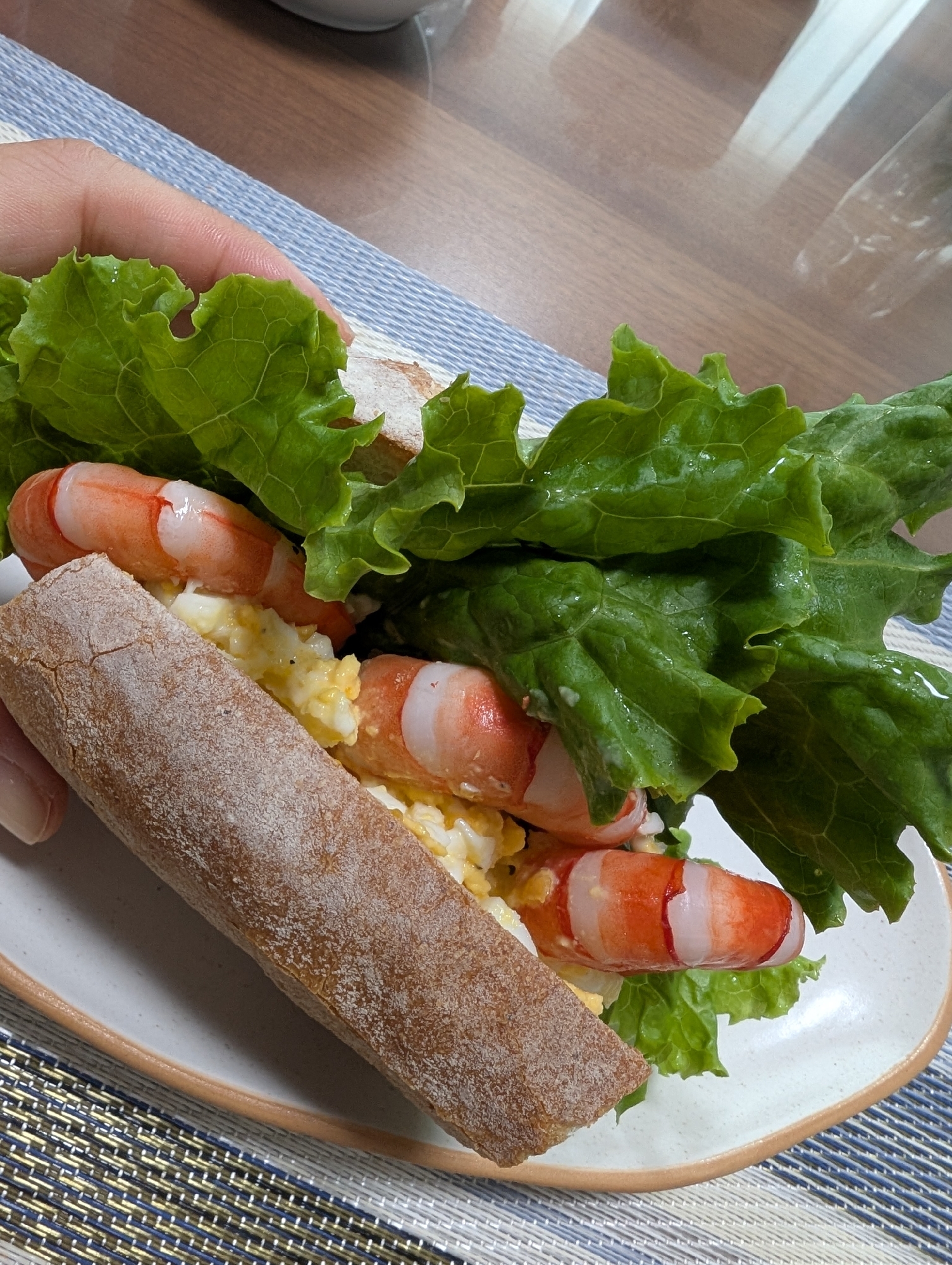 海老玉子サンド