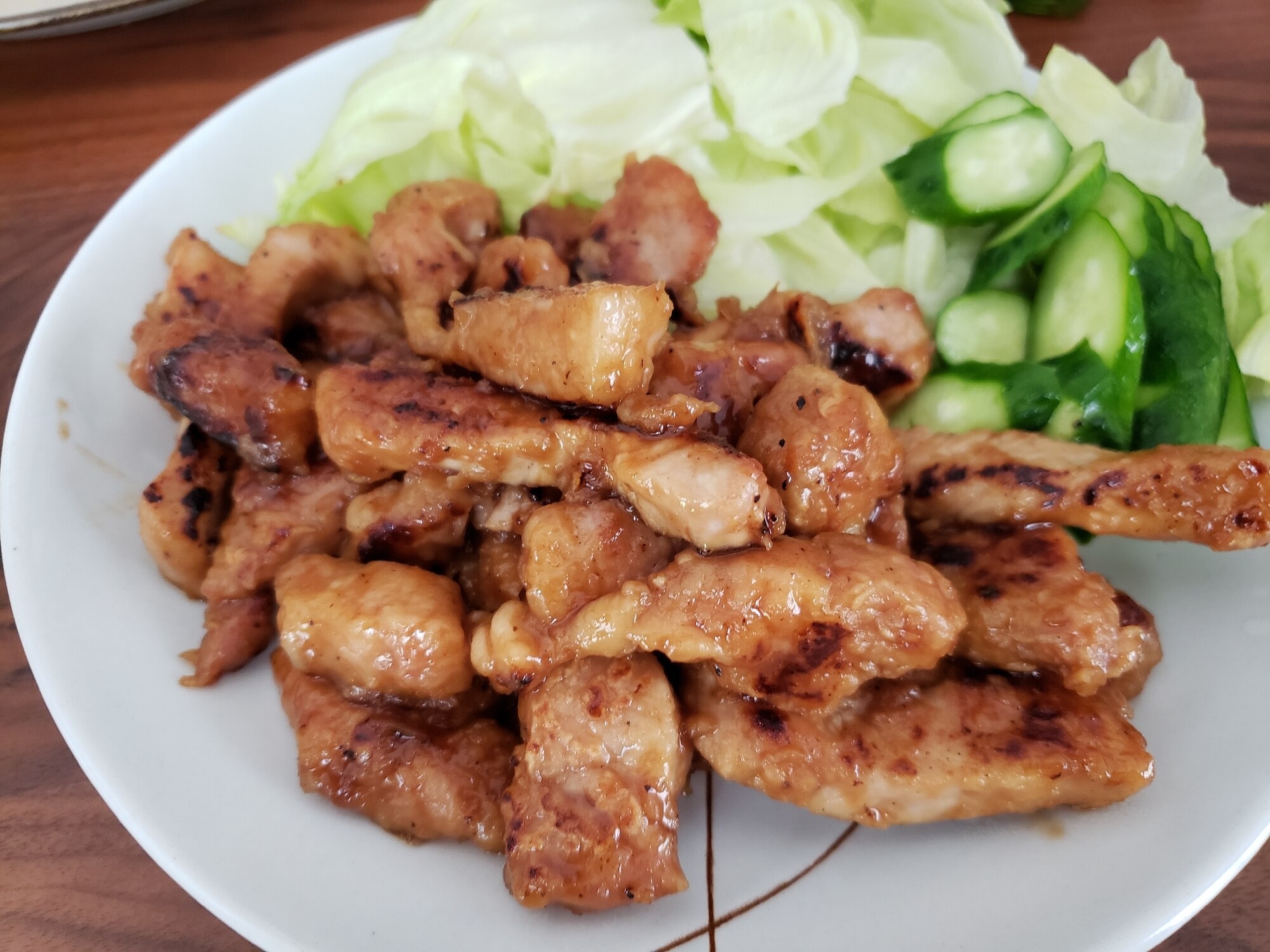 豚ロース厚切り肉で生姜焼き レシピ 作り方 By しまゆず 楽天レシピ