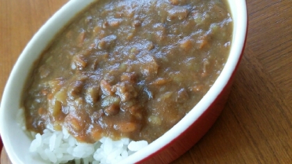 煮込み10分♪かんたんキーマカレー