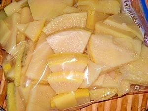 美味しさそのまま☆筍の冷凍保存法