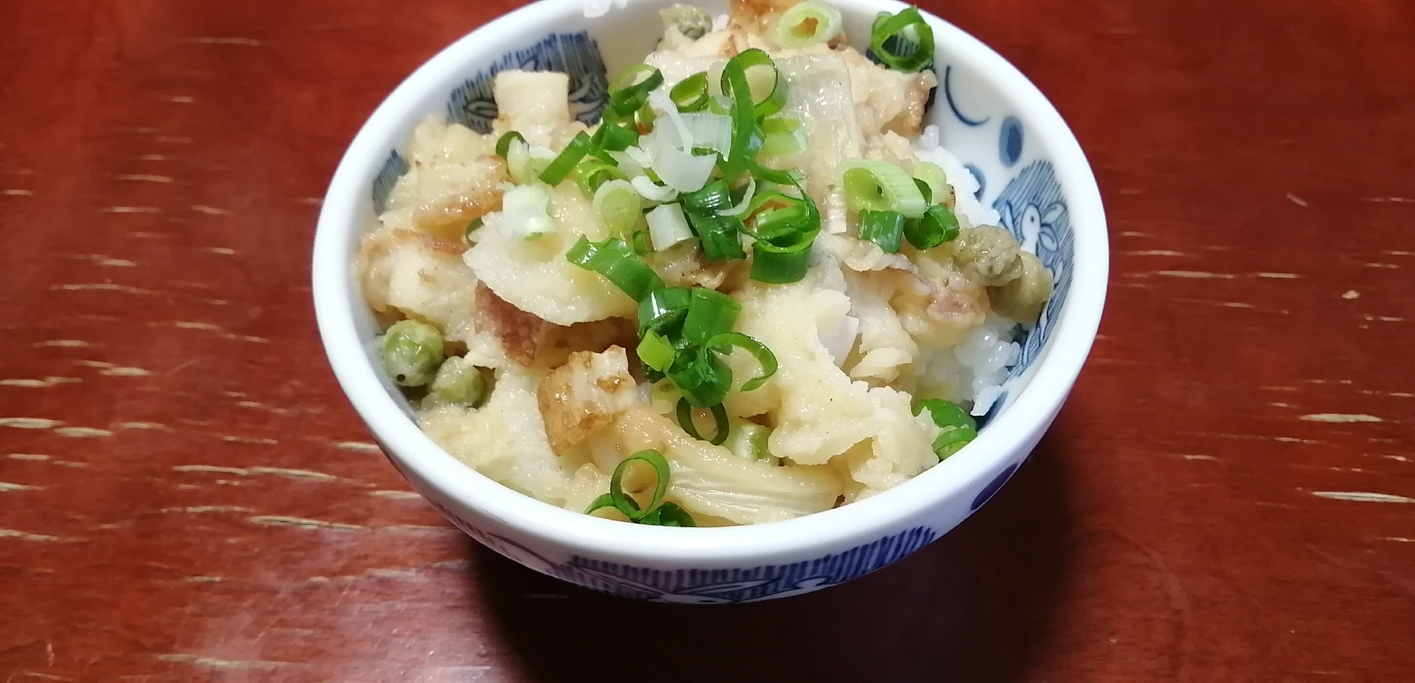 残り物でかき揚げ丼