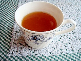 鏡開きに♪橙(だいだい)紅茶