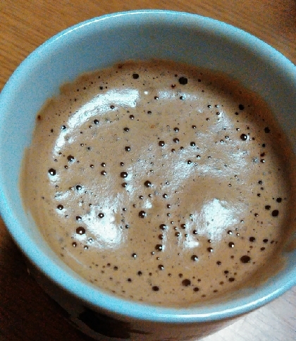 バリスタで作ったものではなく、恐縮ですが、美味しくいただきました( ´∀`)