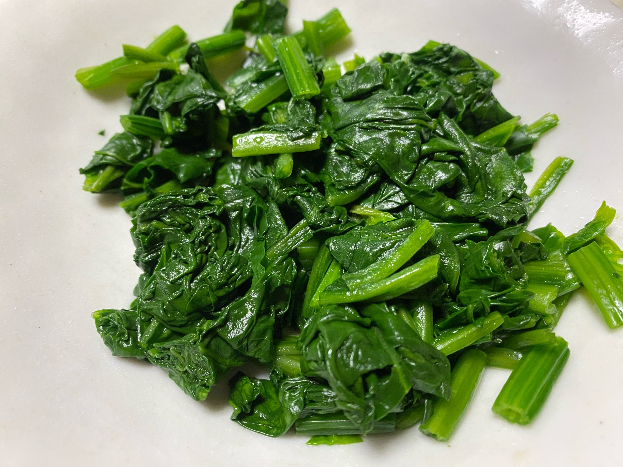 ほうれん草のかからし和え