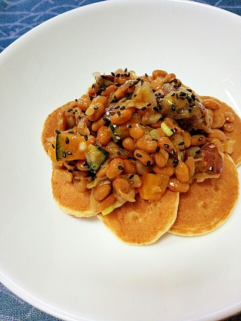 納豆の食べ方 お芋 南瓜パンケーキ レシピ 作り方 By Nyan260 楽天レシピ 納豆の食べ方 お芋 南瓜パンケーキ レシピ 作り方 By Nyan260 楽天レシピ