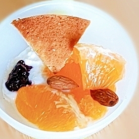炭酸せんべいヨーグルト