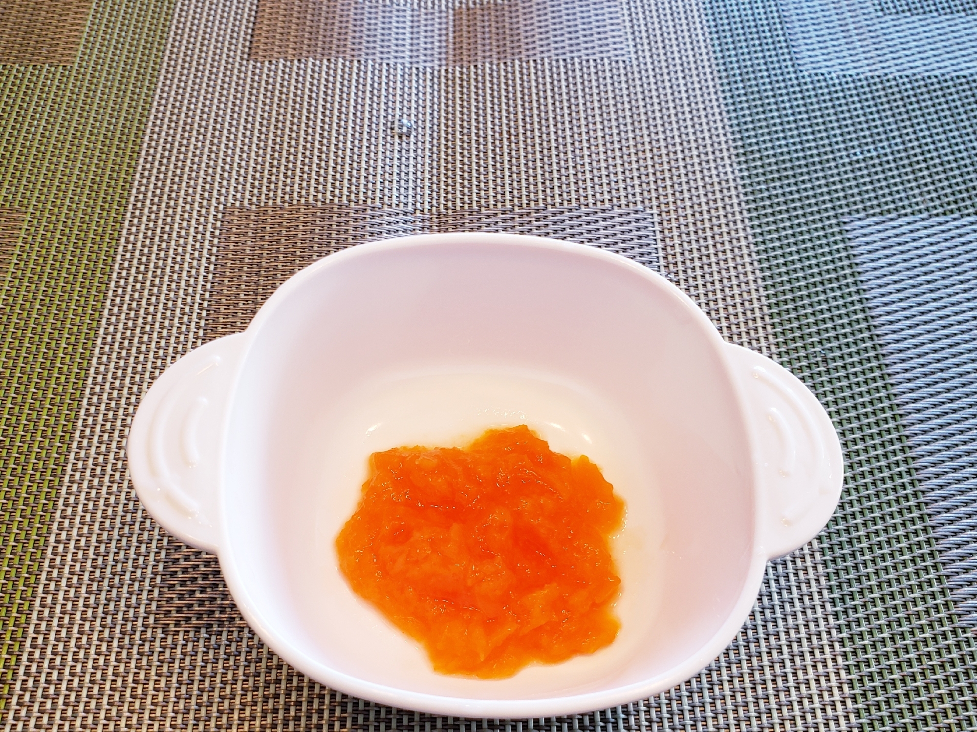 離乳食 初期 にんじん のペースト レシピ 作り方 By のりばあ 楽天レシピ