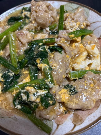超簡単で美味しい！ほうれん草と豚肉の炒め煮
