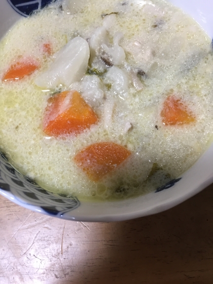 ベーコンときのこのクリーム煮