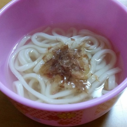 簡単 消化に良い　梅うどん