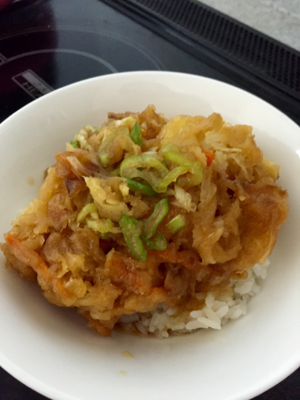 簡単美味しいかき揚げ丼！