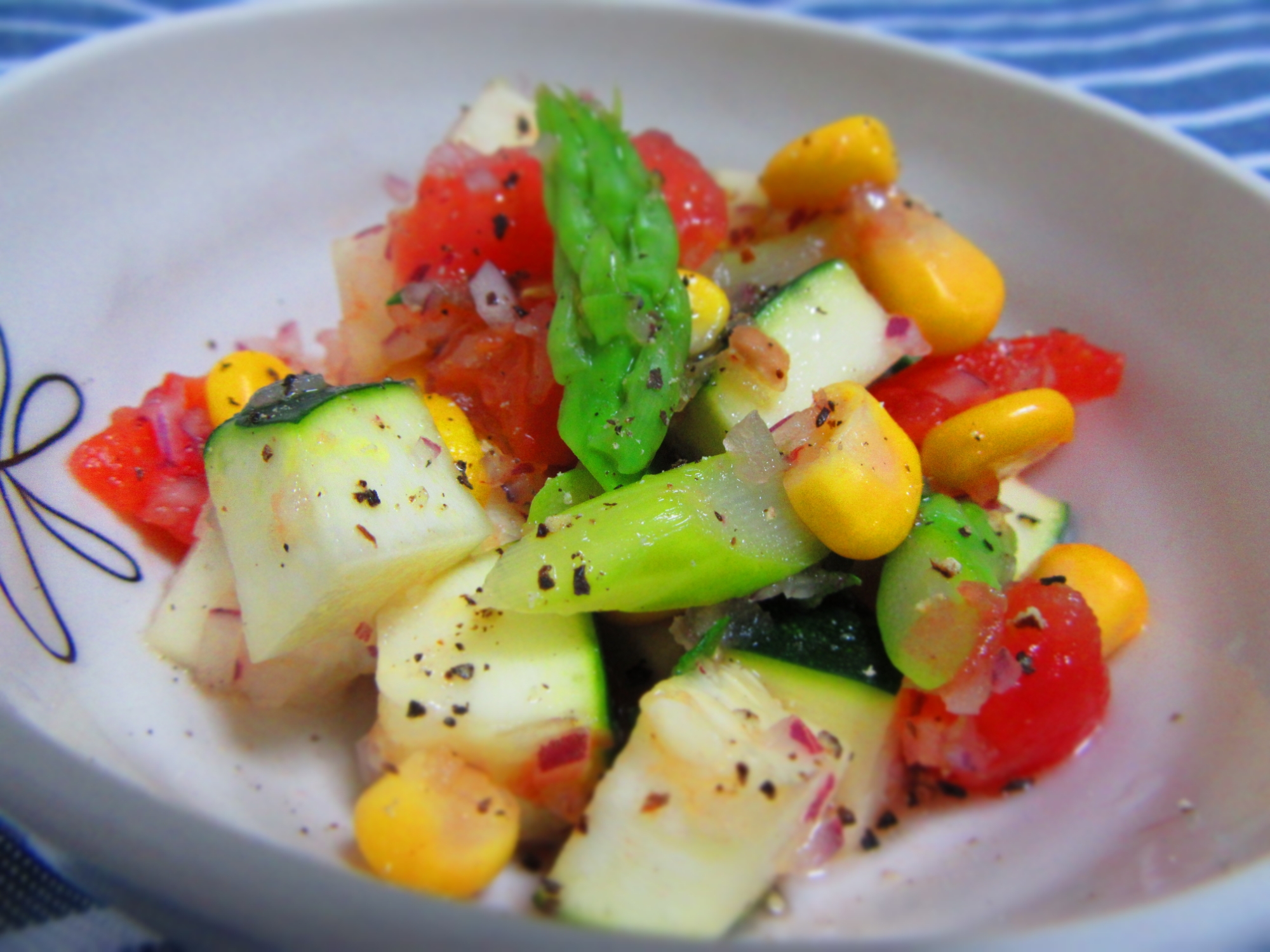 夏野菜で簡単♡サルサ風サラダ