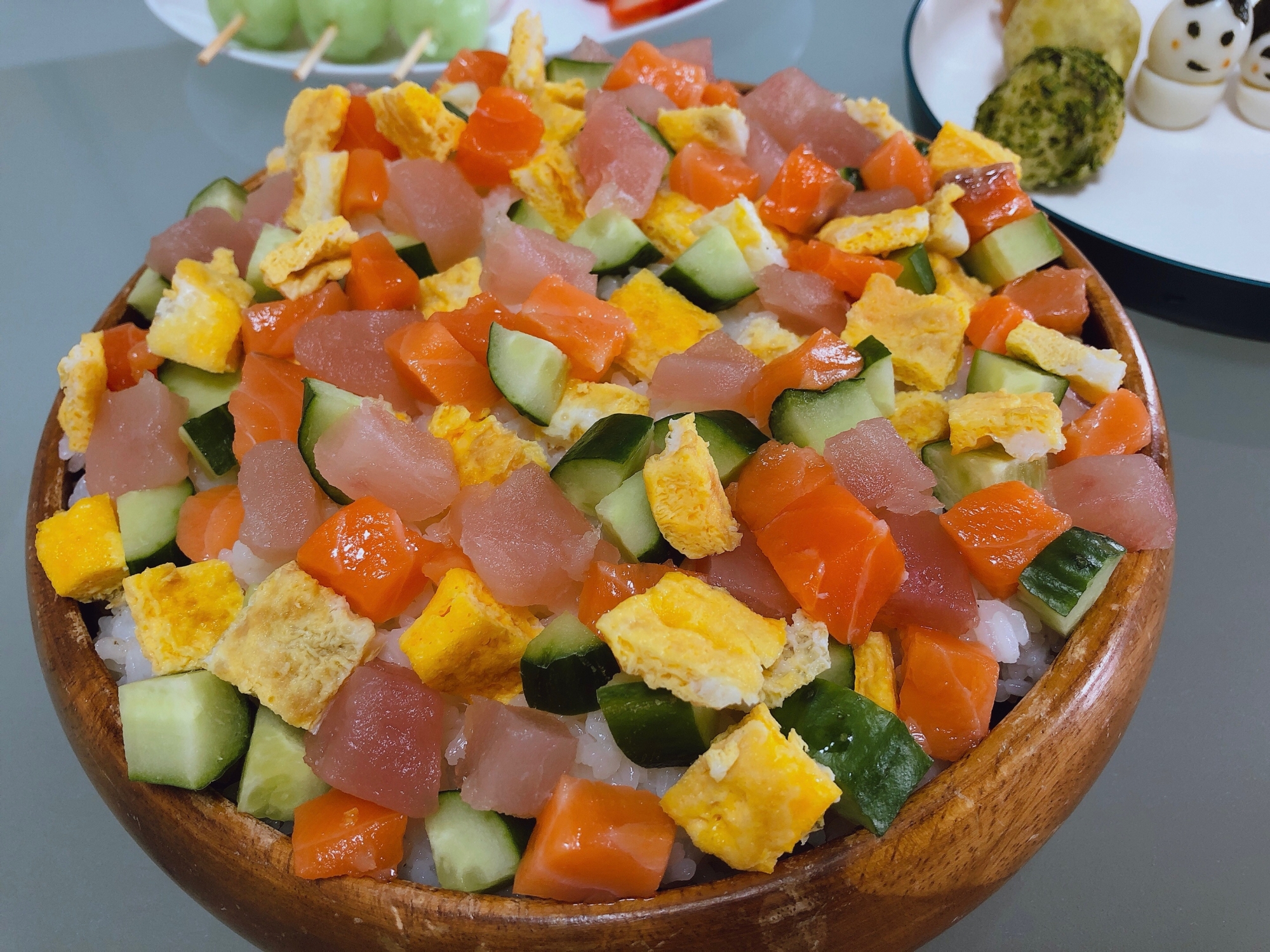 ひな祭り・お弁当にも⭐海鮮ちらしずし