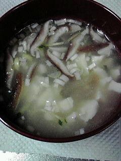 簡単！豆腐の中華スープ