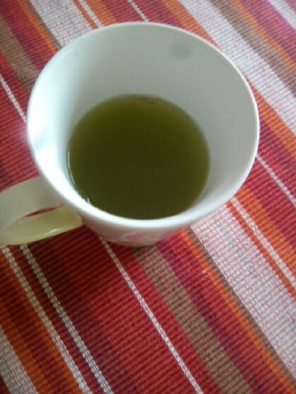 爽やかがいいね☆コラーゲンレモン汁入りメープル緑茶