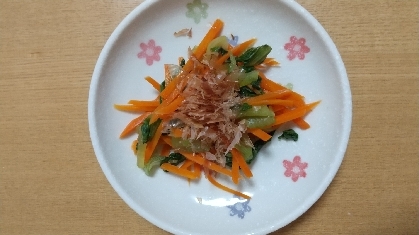 チンゲン菜のレパートリーが増えました(^^)簡単にできて美味しかったです！
