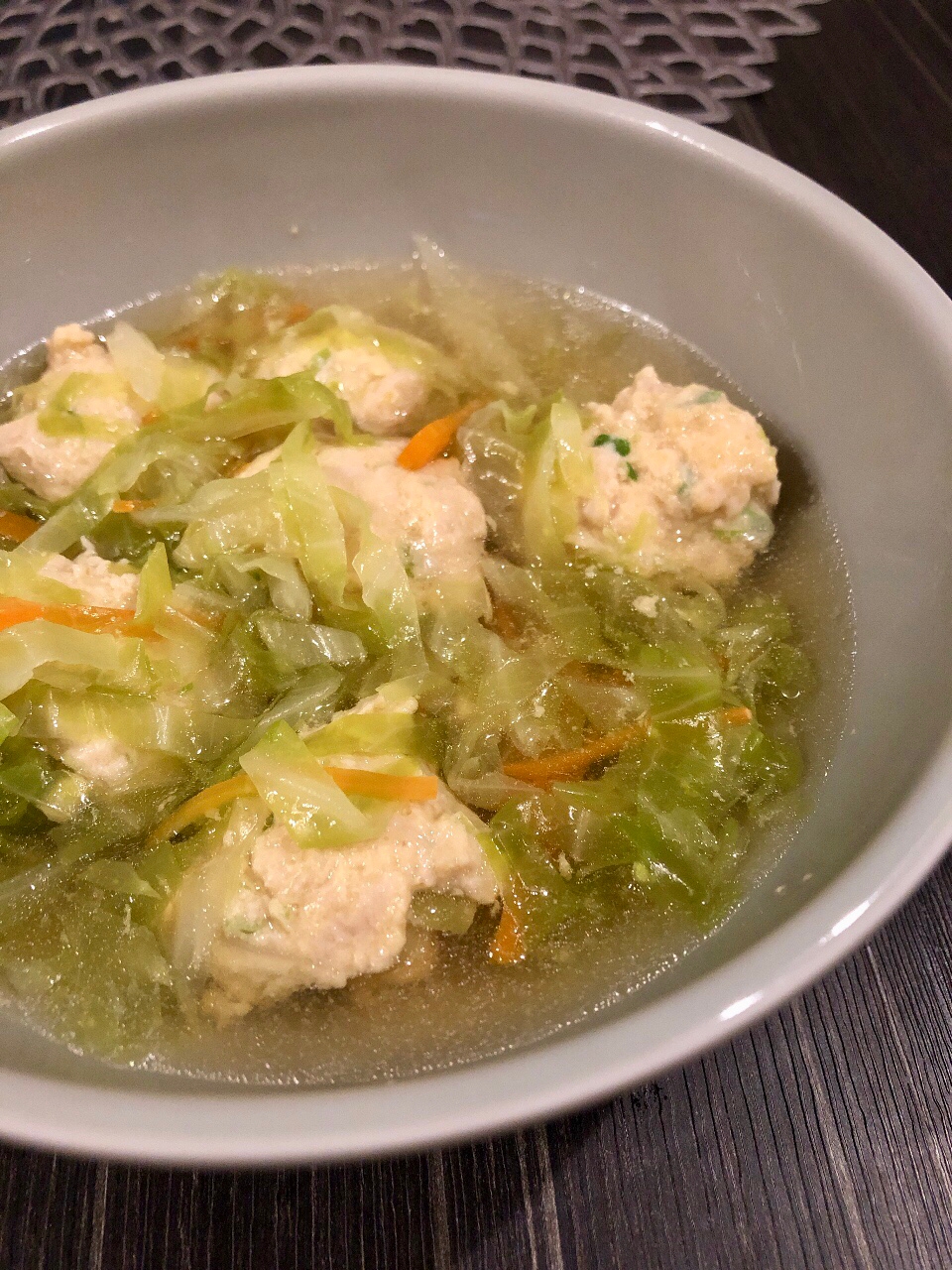 ふわふわ鶏団子と千切りキャベツのスープ レシピ 作り方 By おうち料理愛好家mamayumi 楽天レシピ ふわふわ鶏団子と千切りキャベツのスープ レシピ 作り方 By おうち料理愛好家mamayumi 楽天レシピ