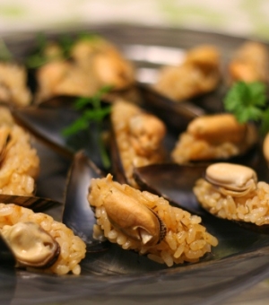 調理済みのムール貝で作る、強引なミディエドルマス