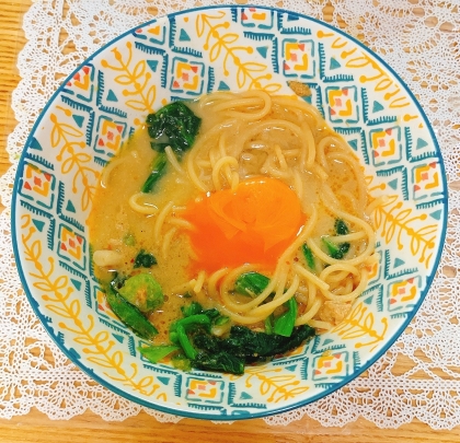 栄養満点ᕷ˖とろとろ卵のつけ麺そうめんꕤ୭*