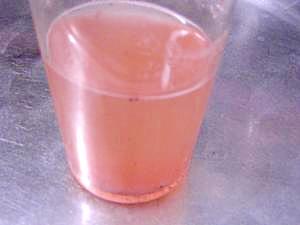 苺炭酸ジュース