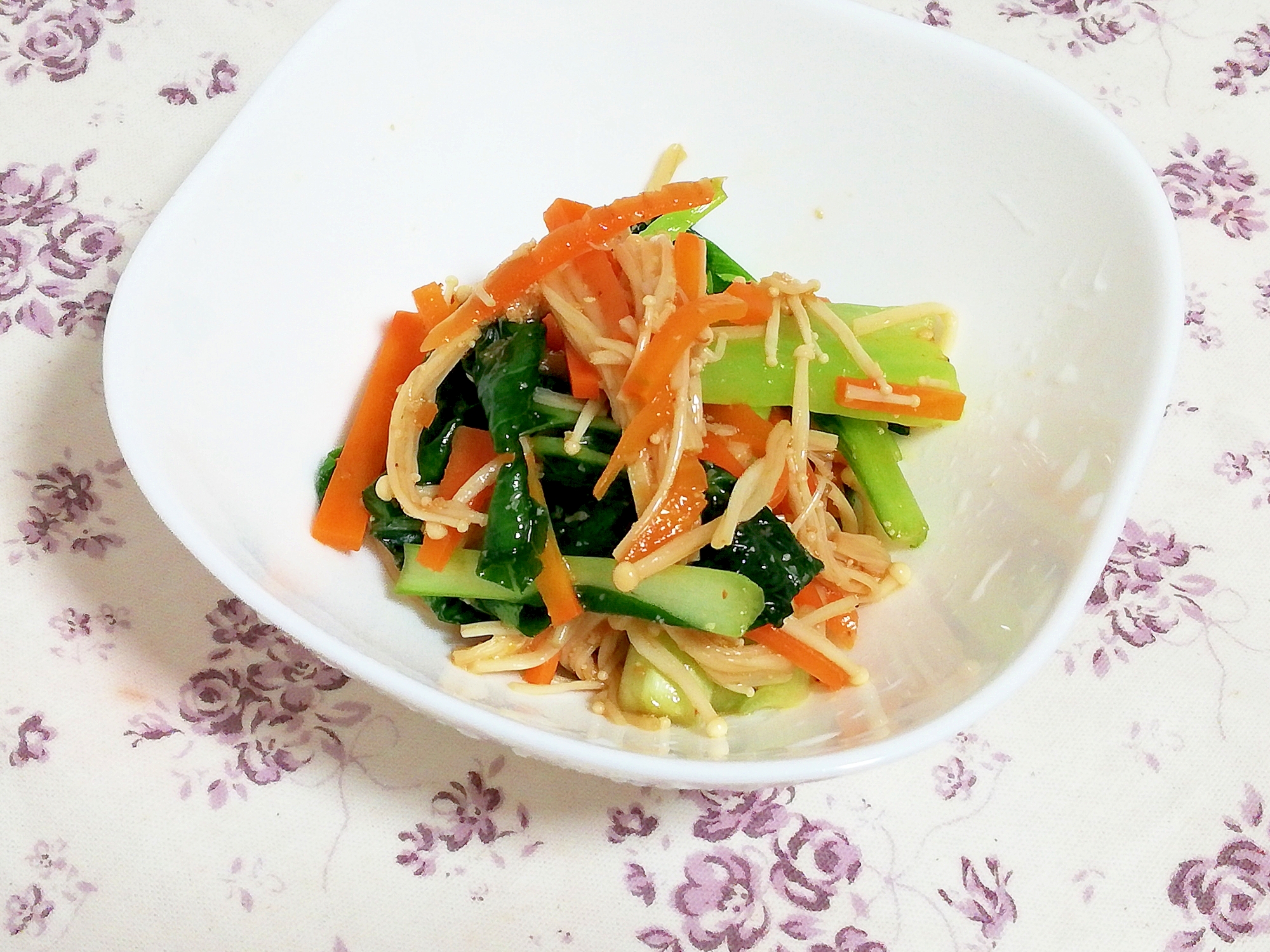 えのきとにんじんの中華和え