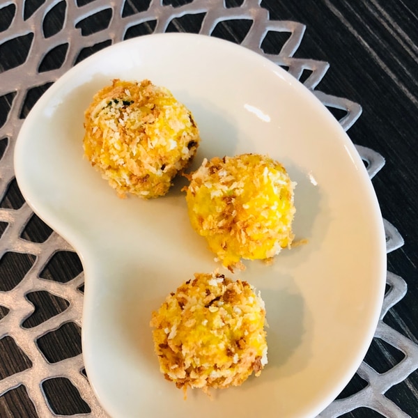 子供が喜ぶ 火を使わない 一口かぼちゃコロッケ レシピ 作り方 By おうち料理愛好家mamayumi 楽天レシピ 子供が喜ぶ 火を使わない 一口かぼちゃコロッケ レシピ 作り方 By おうち料理愛好家mamayumi 楽天レシピ