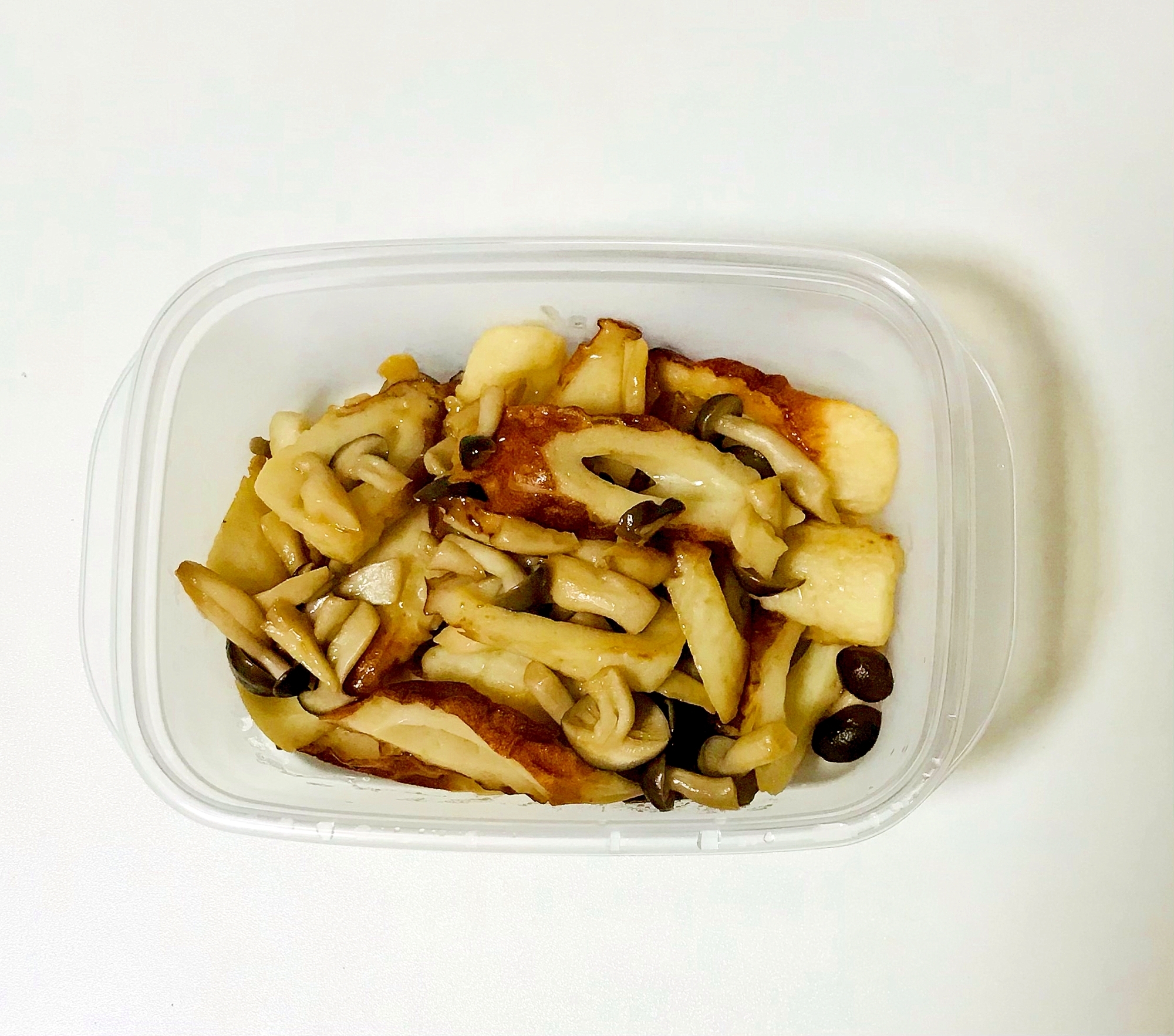 竹輪としめじの簡単炒め