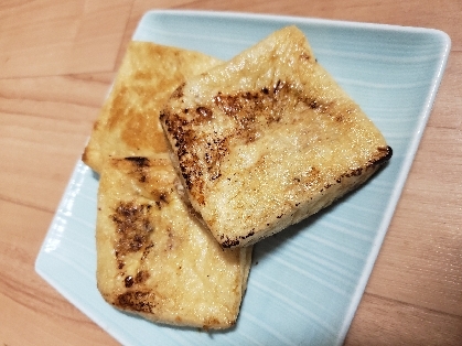 納豆の油揚げ包み焼き