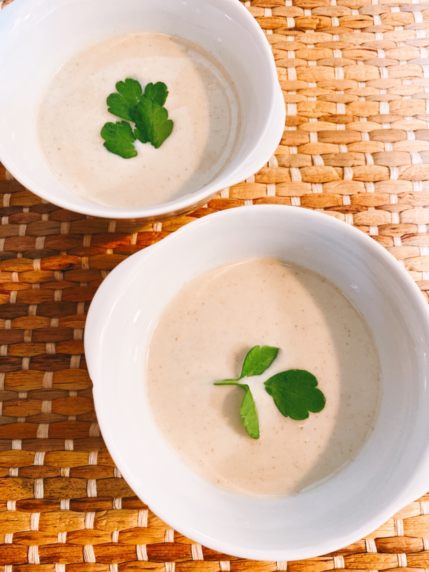 きのこと ごぼうのポタージュ