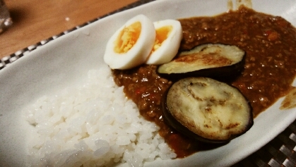 キノコと野菜たっぷり♪和風キーマカレー