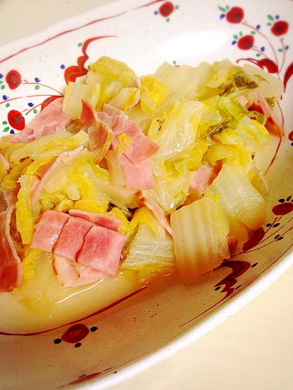 ほっこり温かい 白菜とベーコンのコンソメ煮 レシピ 作り方 By Chocoママ3 楽天レシピ ほっこり温かい 白菜とベーコンのコンソメ煮 レシピ 作り方 By Chocoママ3 楽天レシピ