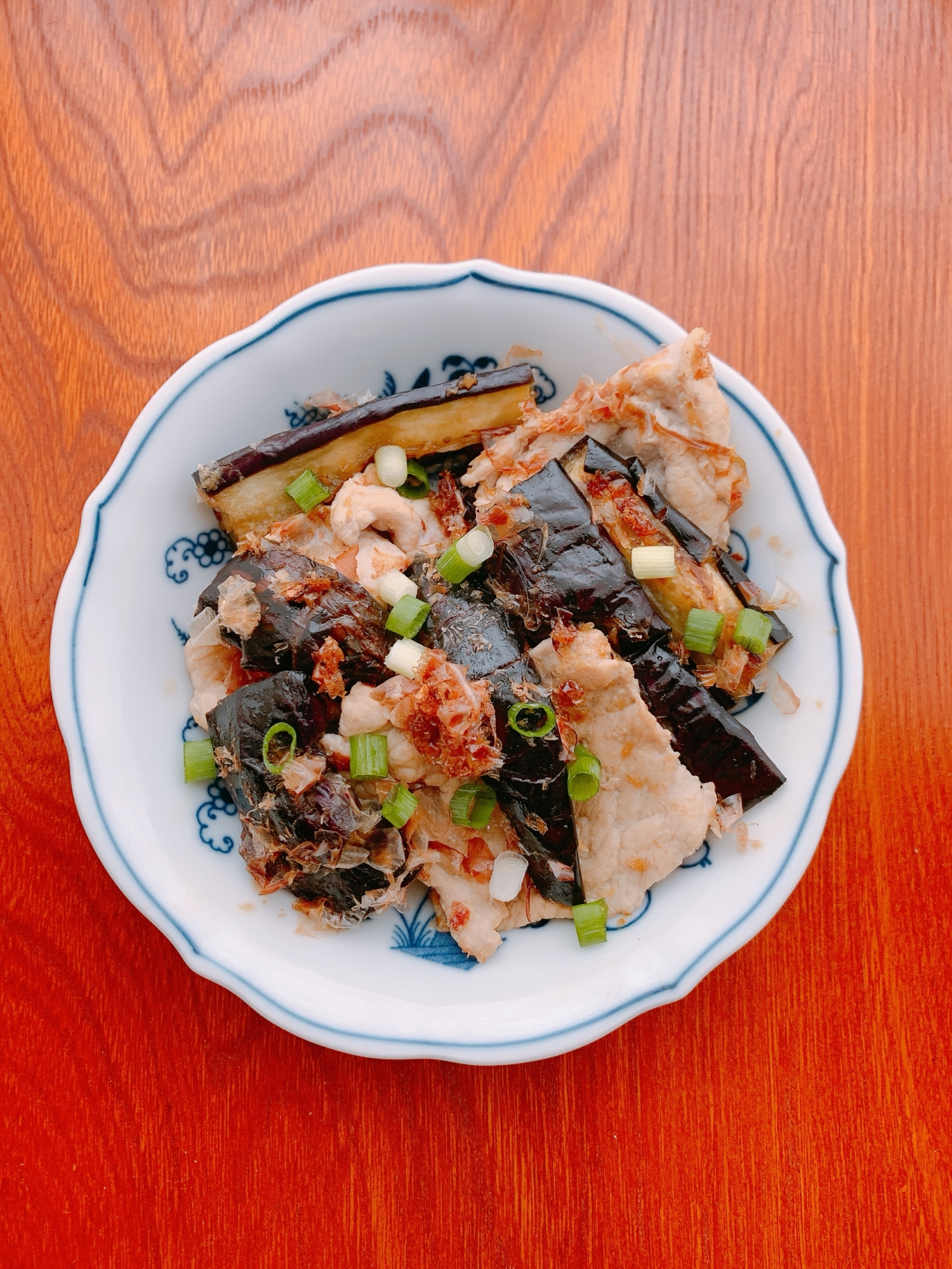 豚肉となすの生姜焼き