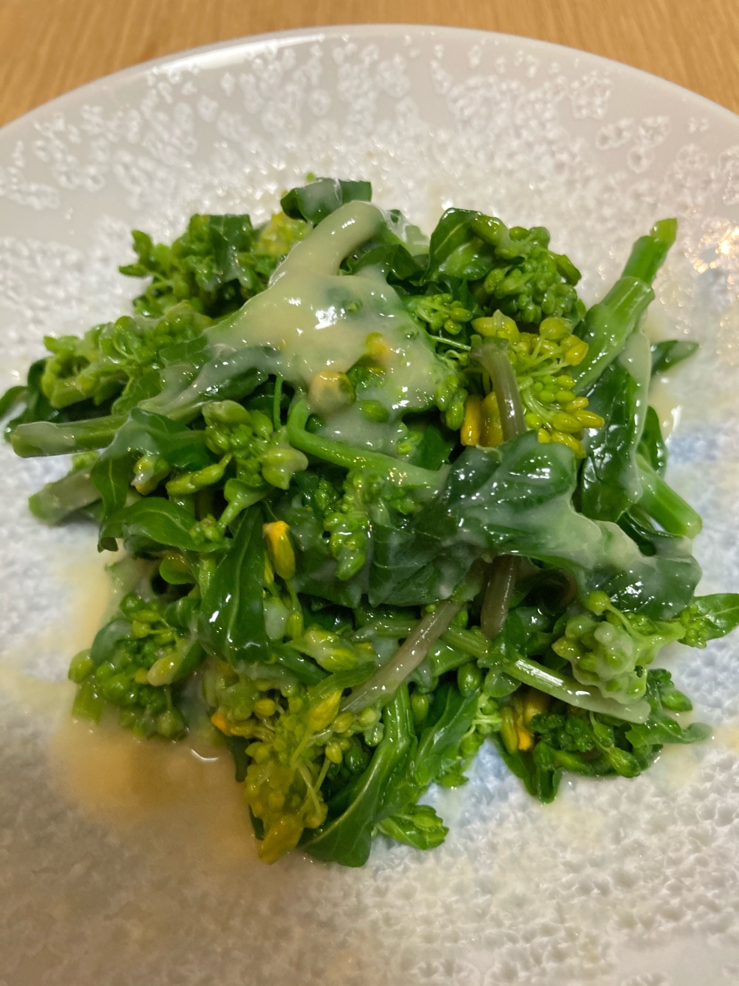 菜の花の酢味噌和え