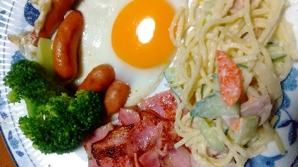 朝ご飯にもいいですが、今晩、夕飯に作りました。主人もシンプルで、いいねぇ～って喜んで食べていました。レシピに感謝致します♡