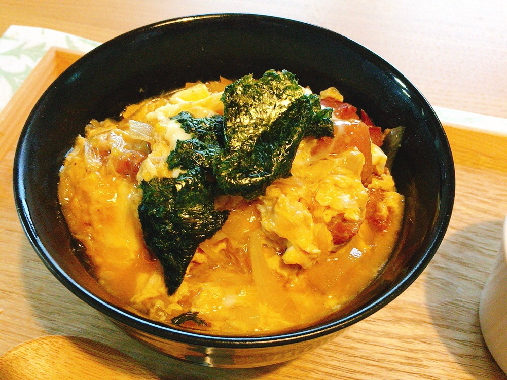 焼き鳥缶で親子丼DX