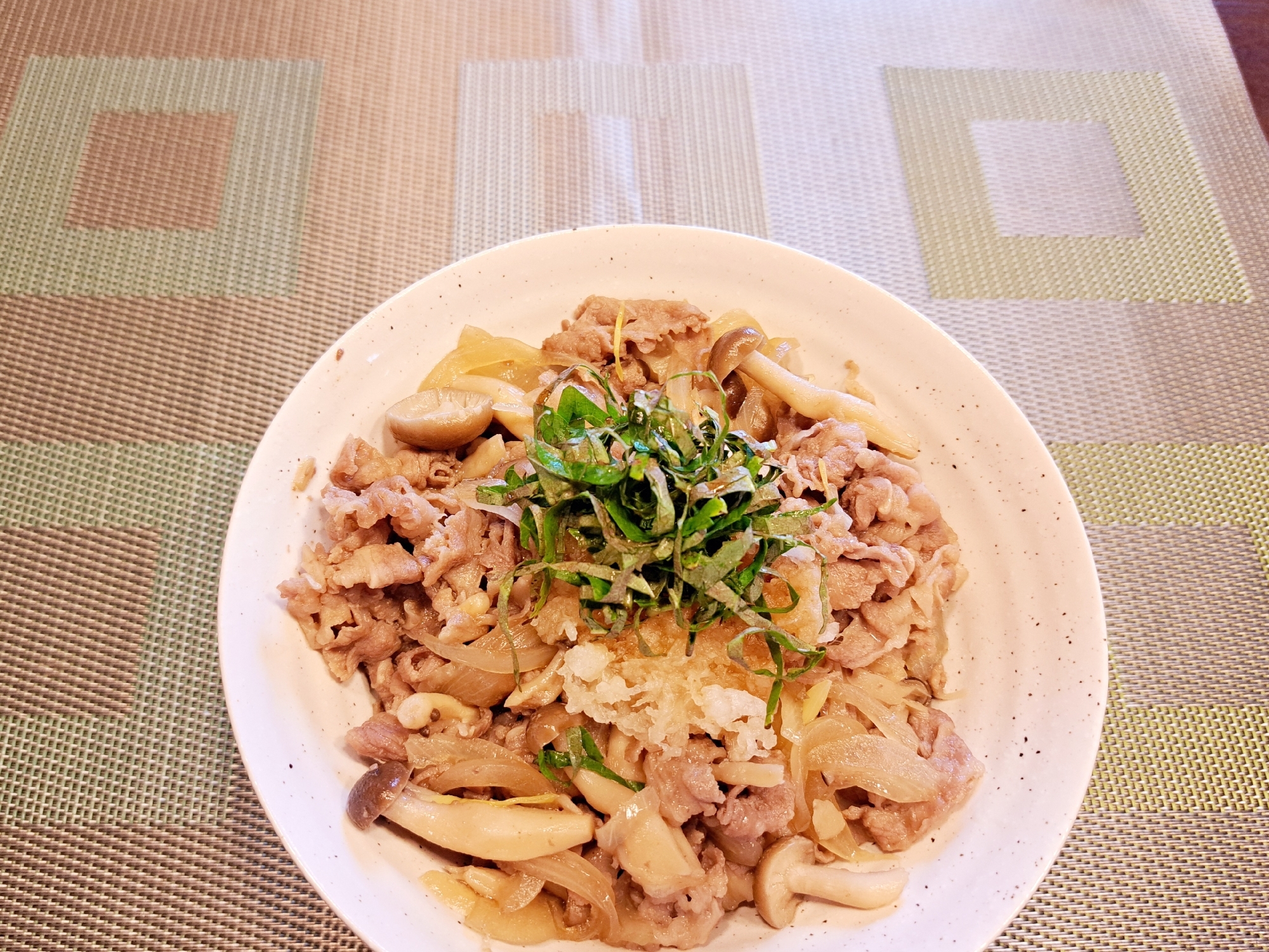 さっぱり美味しい！大根おろしポン酢 牛丼