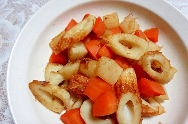 竹輪と野菜の煮つけ