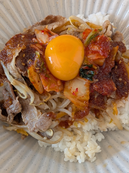 炒めビビンバ