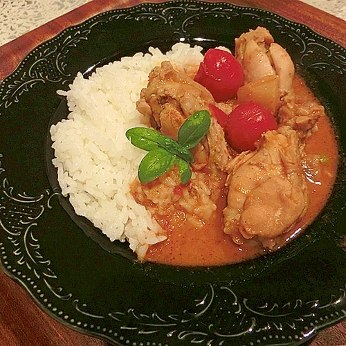 コラーゲンたっぷりな レッドカレー♪