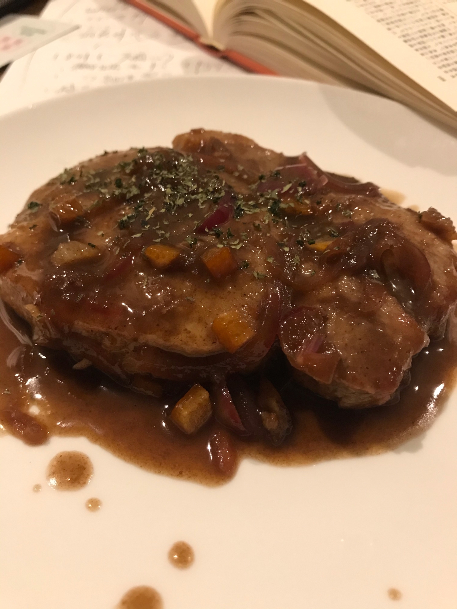 豚肉のマーマレード煮