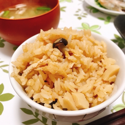 シャキシャキのたけのこが美味しかったです！