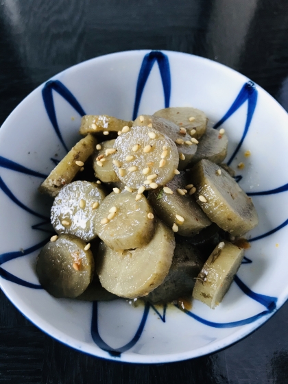 ある程度かみごたえのある硬さに作りました。
味だけでなく、体のことも考えて作ることは大事ですね。
甘辛い味がしっかりついていて美味しかったです。