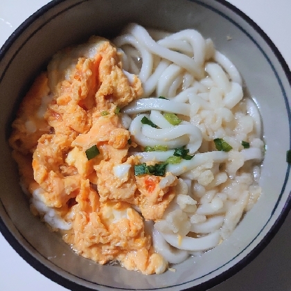 優しい味の卵とじうどん