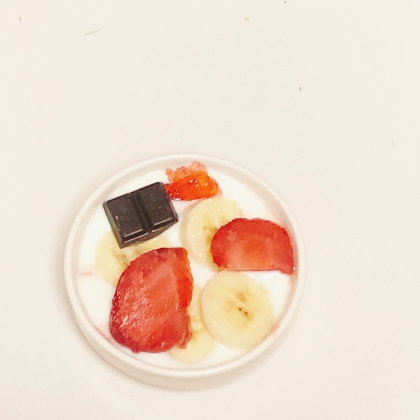 いちごジャムヨーグルト
