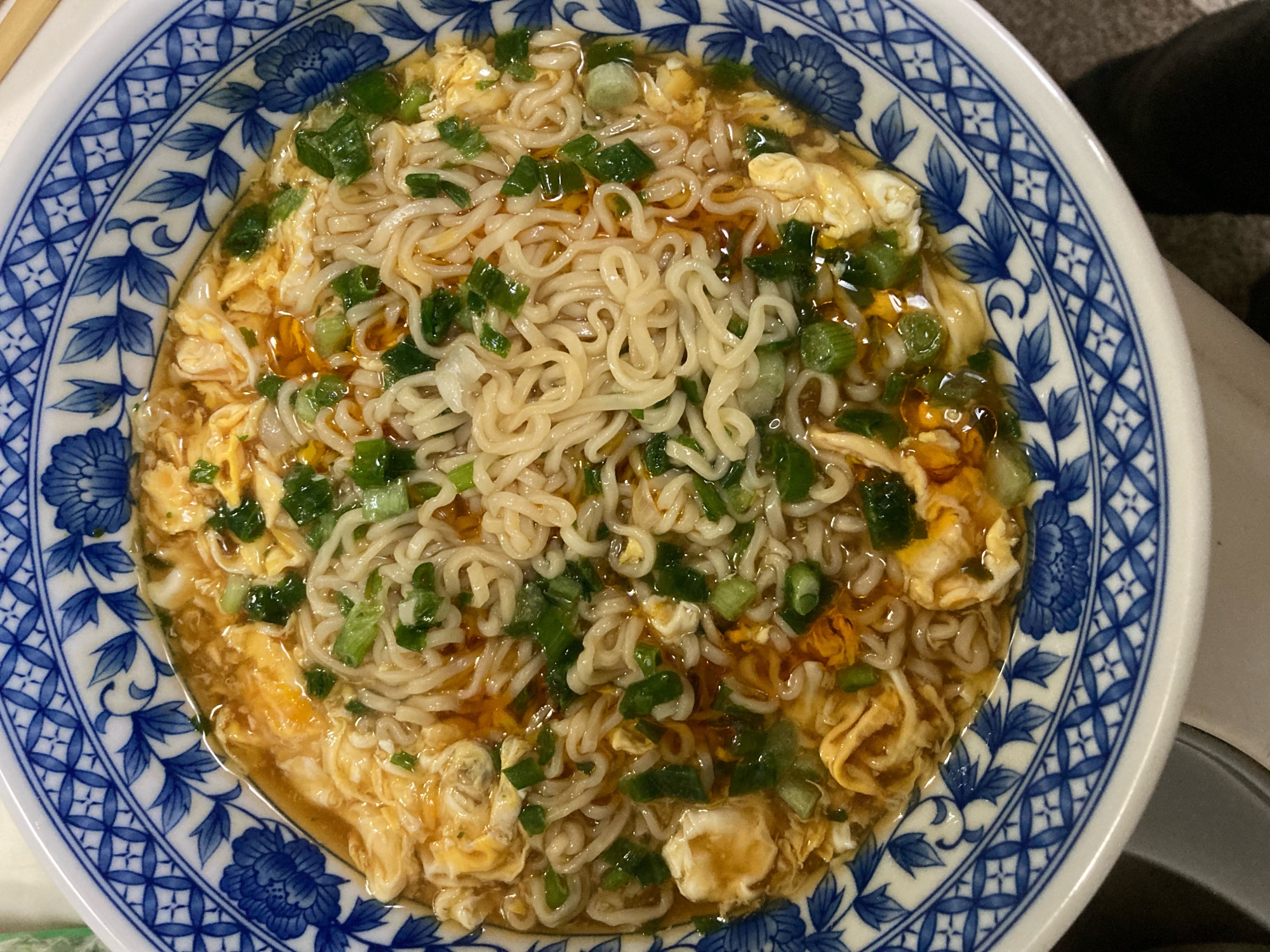 サンラータンラーメン、インスタント袋麺を使って